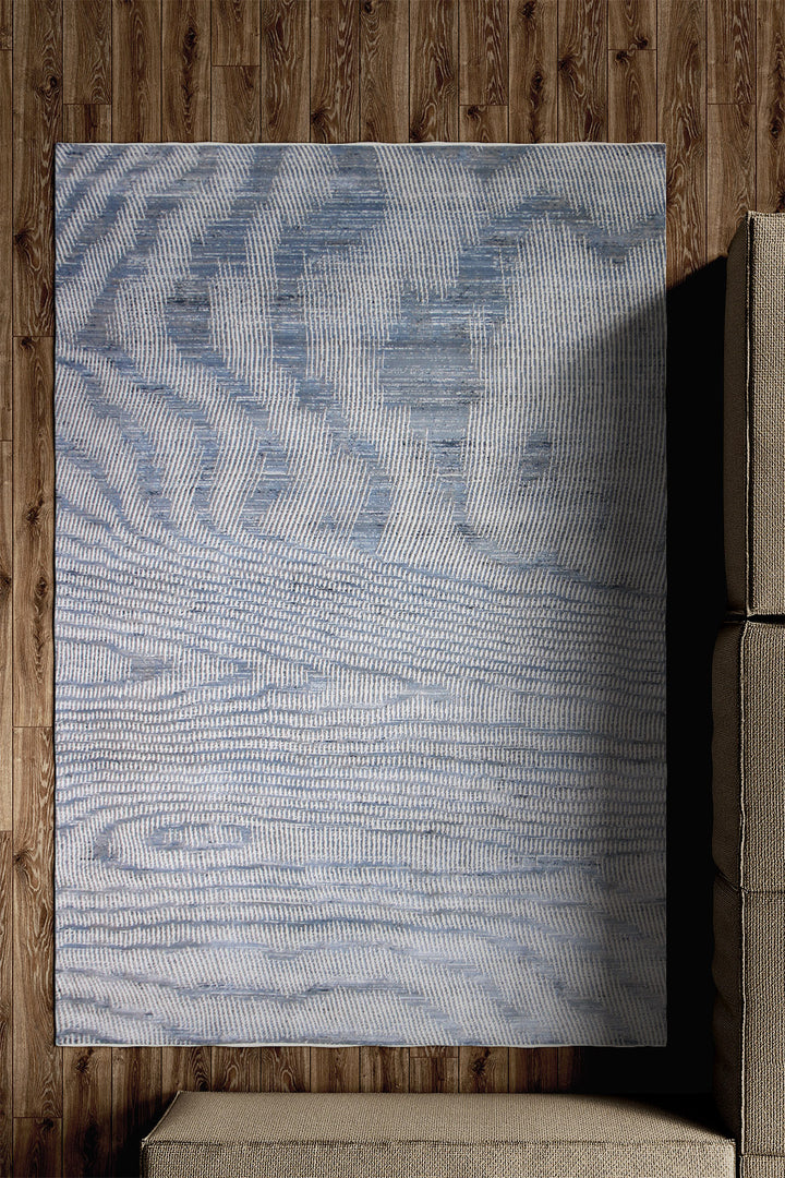 Turkish Modern Festival Plus Rug - 5.2 x 7.5 Ft - Blue - Superior Comfort, Modern Style Accent Rugs