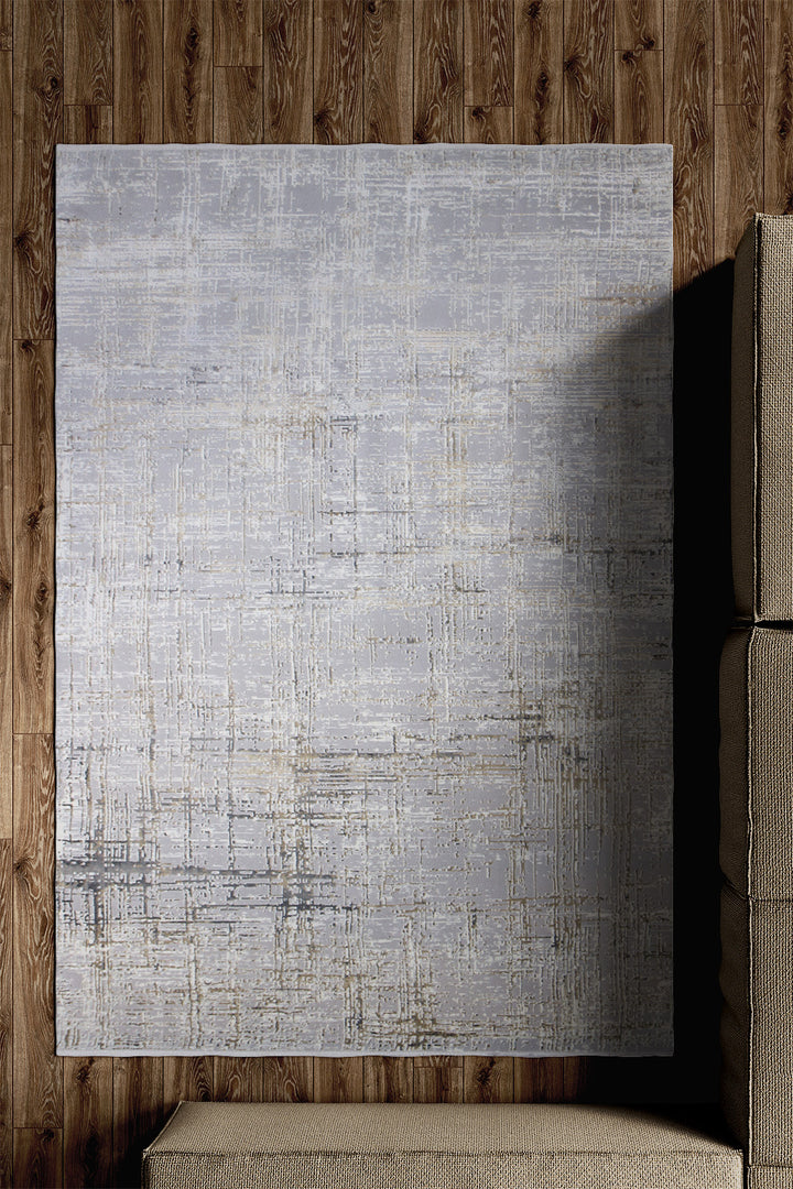 Turkish Modern Alpine Rug - 4.9 x 7.4 Ft - Gray - Superior Comfort, Modern Style Accent Rugs