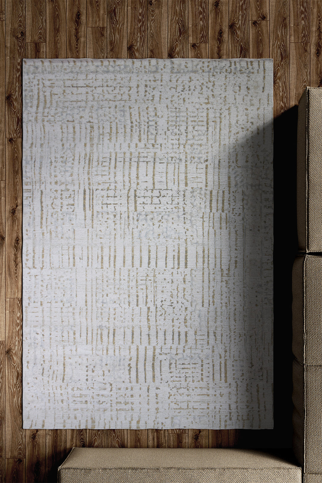 Turkish Modern Festival 1 Rug - 5.2 x 7.5 Ft - Cream - Superior Comfort, Modern Style Accent Rugs