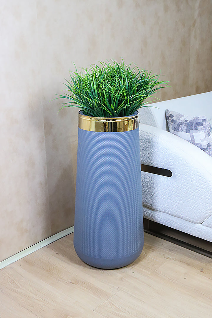 Plastic Planter with Plant
