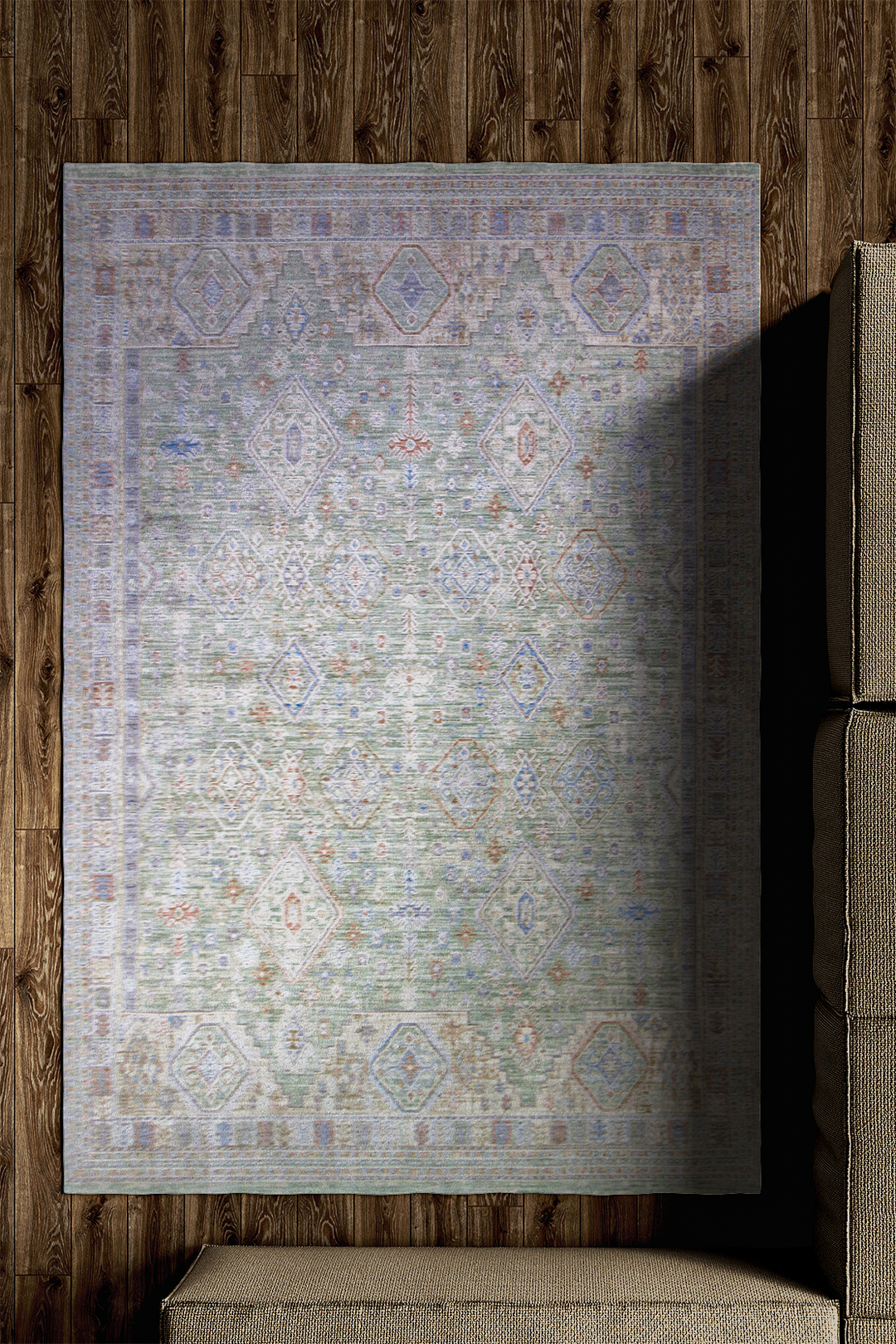 <p>Turkish Modern <strong>Opera Rug</strong>  - Green