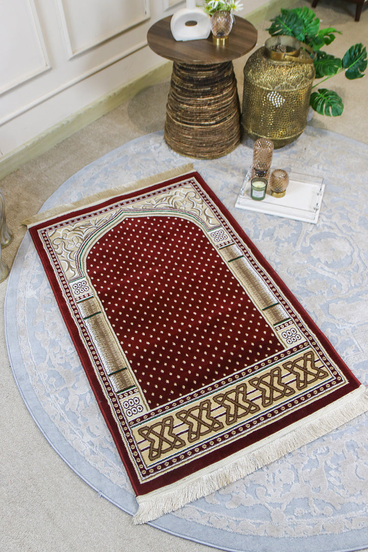 Ishraq Janamaz D. Red and Beige