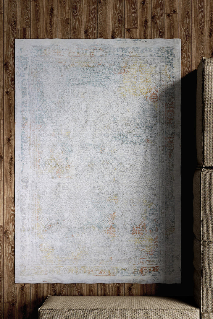 Turkish Modern Festival Plus Rug - 5.2 x 7.5 Ft - Cream - Superior Comfort, Modern Style Accent Rugs
