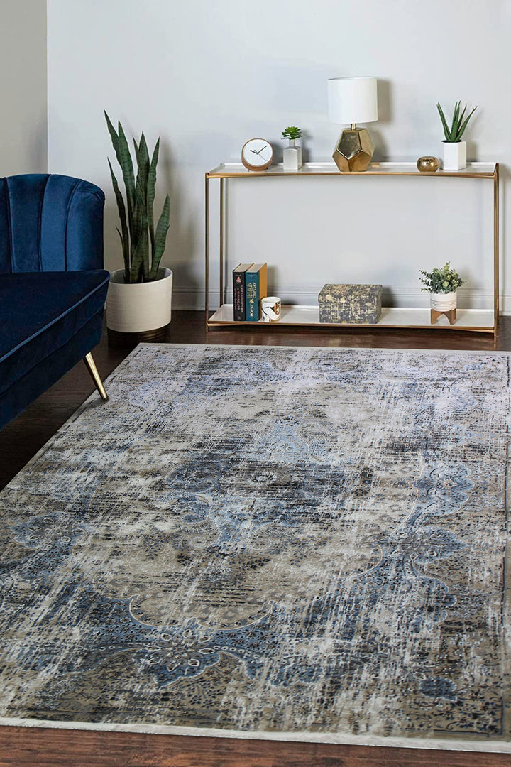 Turkish Modern Alpine Rug - 6.6 x 9.5 FT - Superior Comfort, Modern Style Accent Rugs