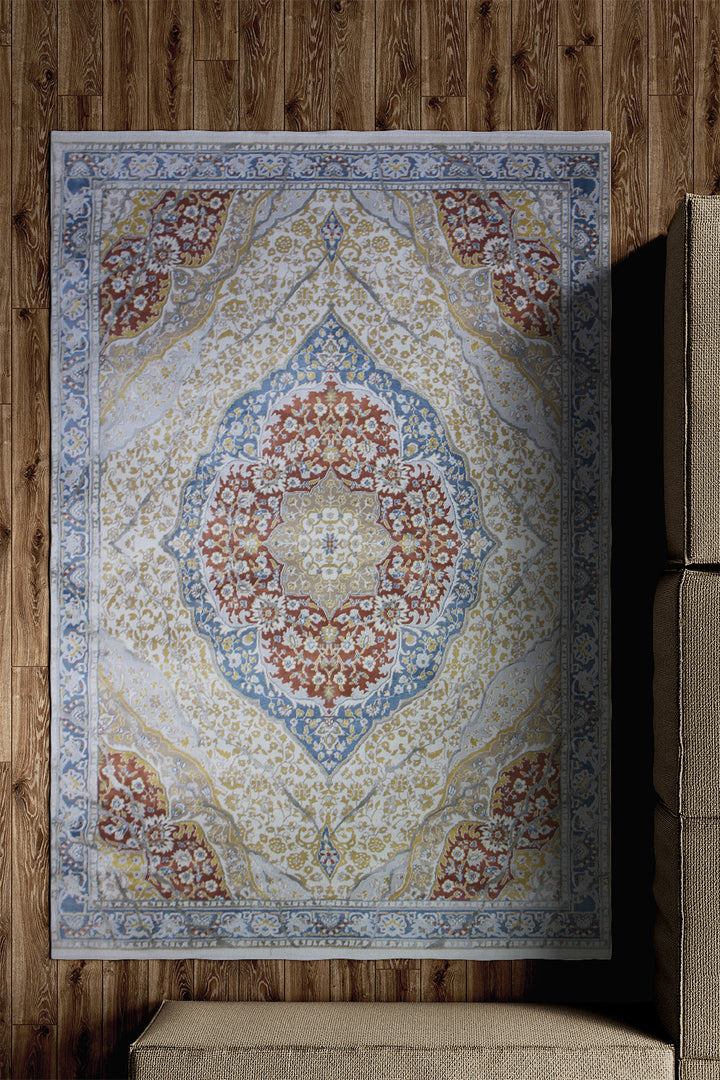 Turkish Festival Premium Rug  - 5.2 x 7.5 FT -  Superior Comfort, Modern Style Accent Rugs
