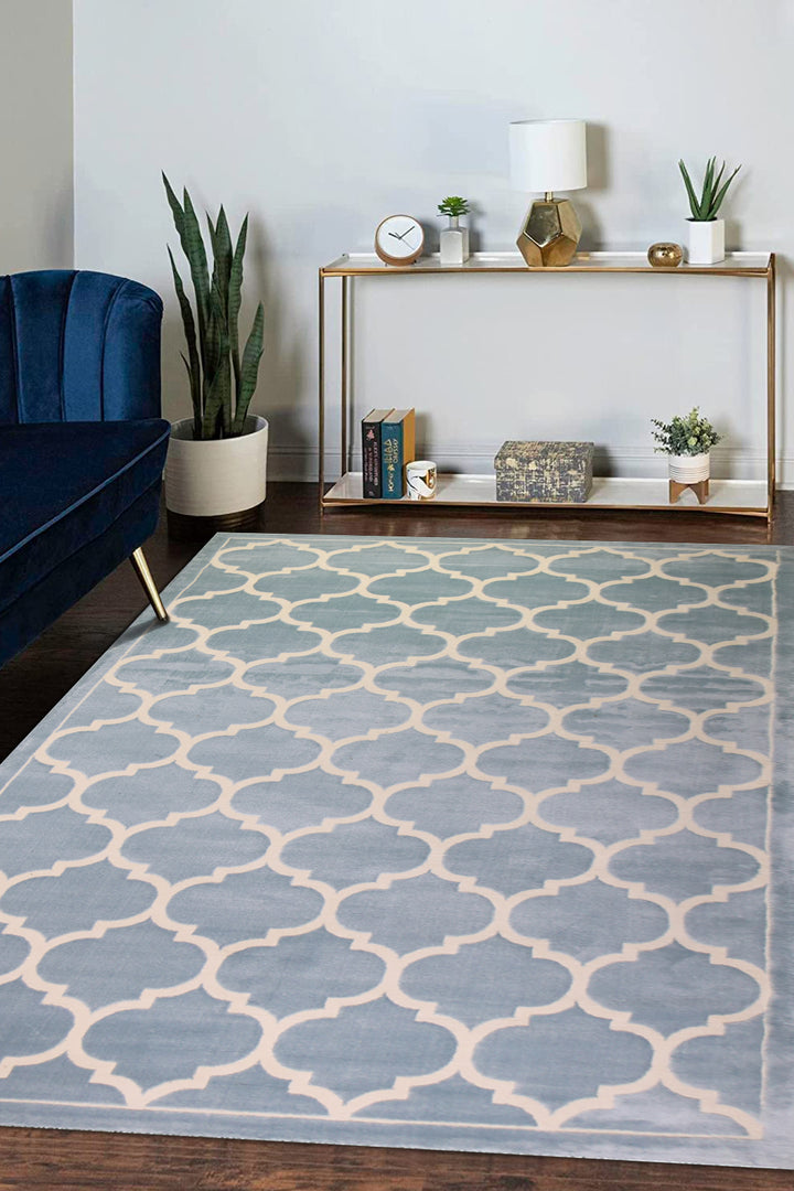 <p>Turkish Modern <strong>Festival Lrg-P Rug</strong>  - Gray - 6.5 x 9.8 FT</p>