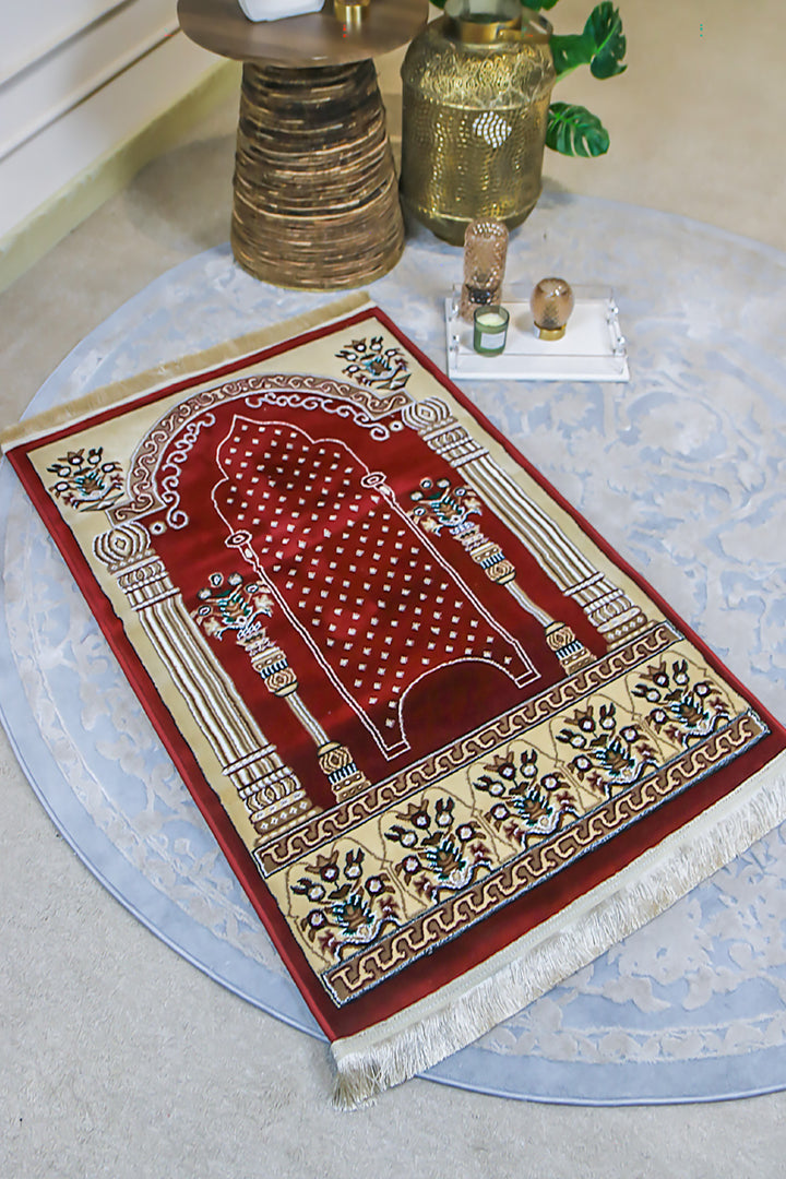 Ishraq Janamaz D. Red and Beige