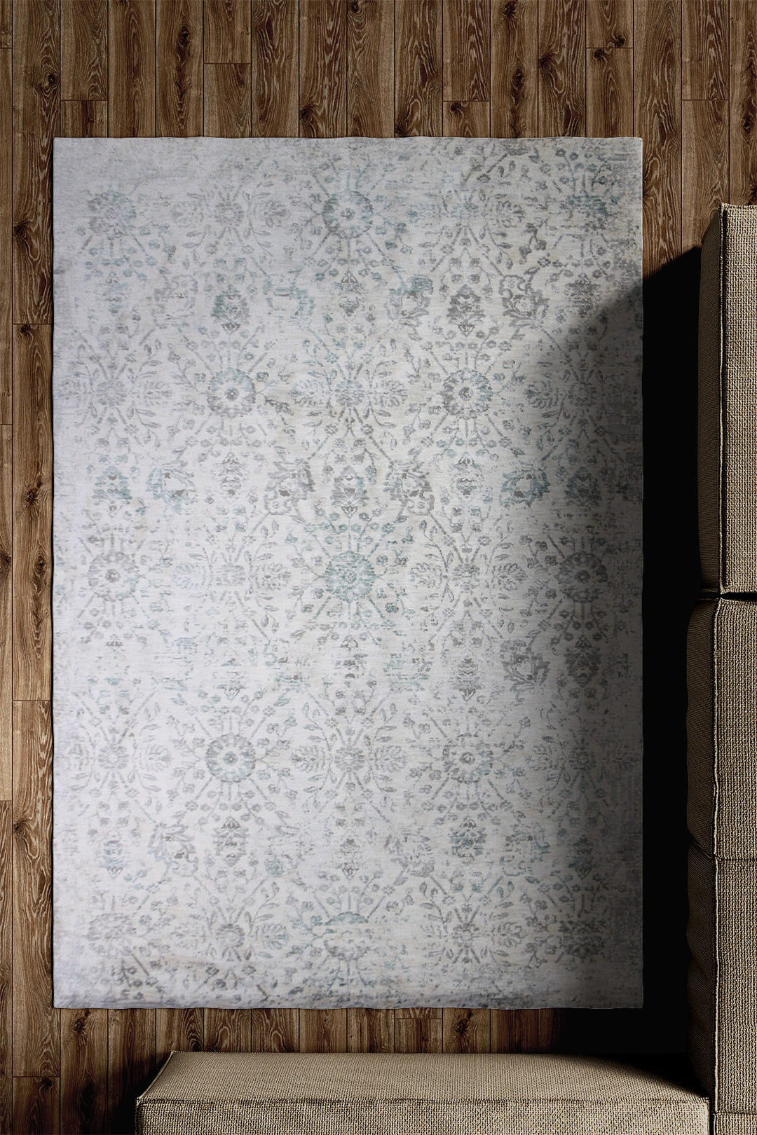 Turkish Modern Festival Plus Rug - 5.2 x 7.5 Ft - Cream - Superior Comfort, Modern Style Accent Rugs