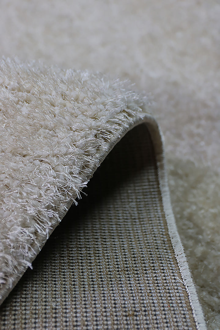 Turkish Shaggy California Rug - 3.3 x 4.9 FT - Beige - Fluffy and Durable Floor Rug