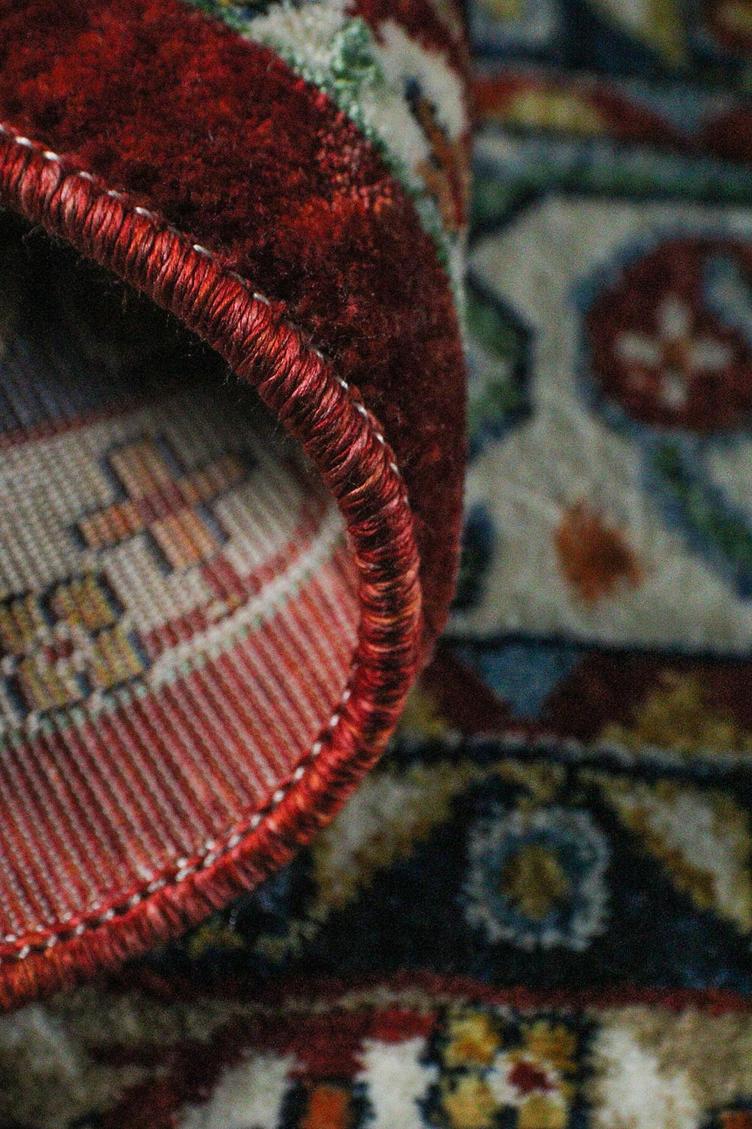 Iranian Rhyton Rugs-Wd Rug - 6.5 x 9.8 FT - Red - Resilient Construction for Long-Lasting Use