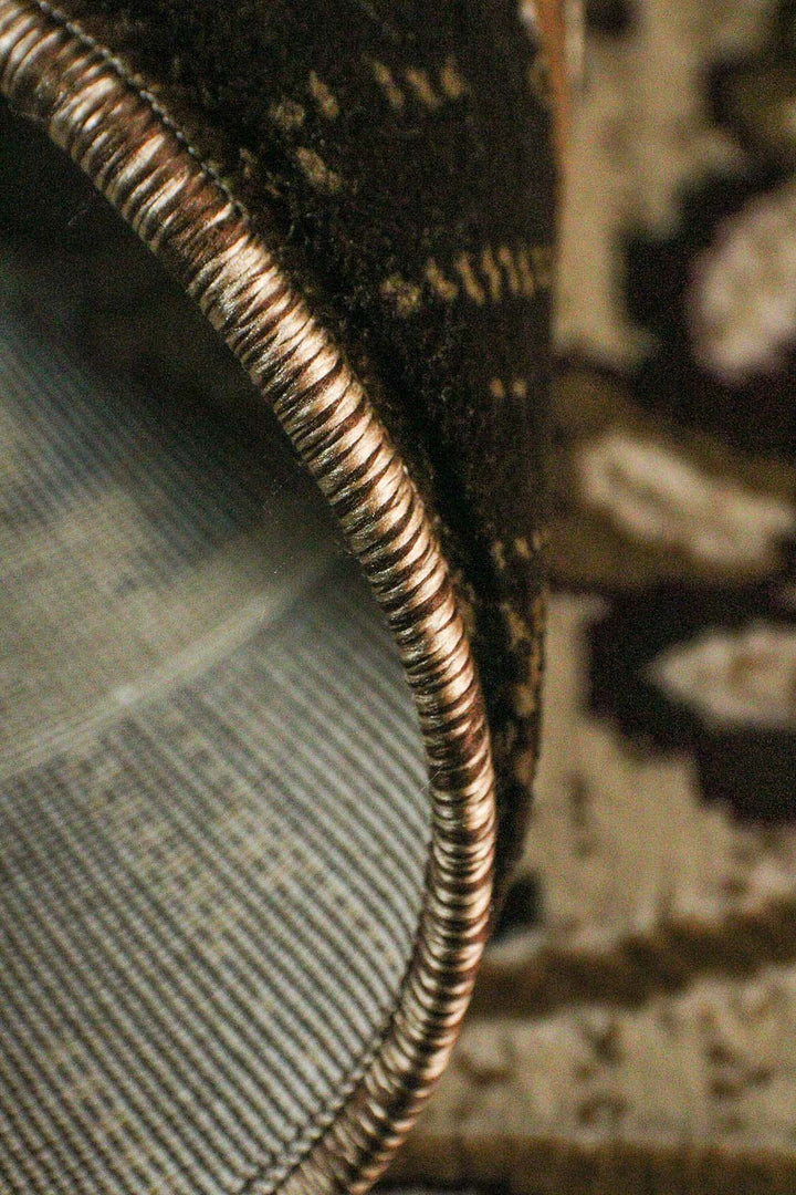 Classical Turkish Kazak Rug - 9.8 x 13.1 FT - Brown - Resilient Construction for Long-Lasting Use