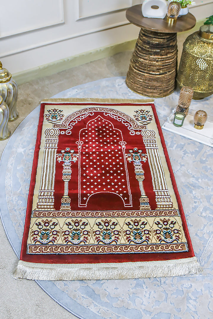 Ishraq Janamaz D. Red and Beige