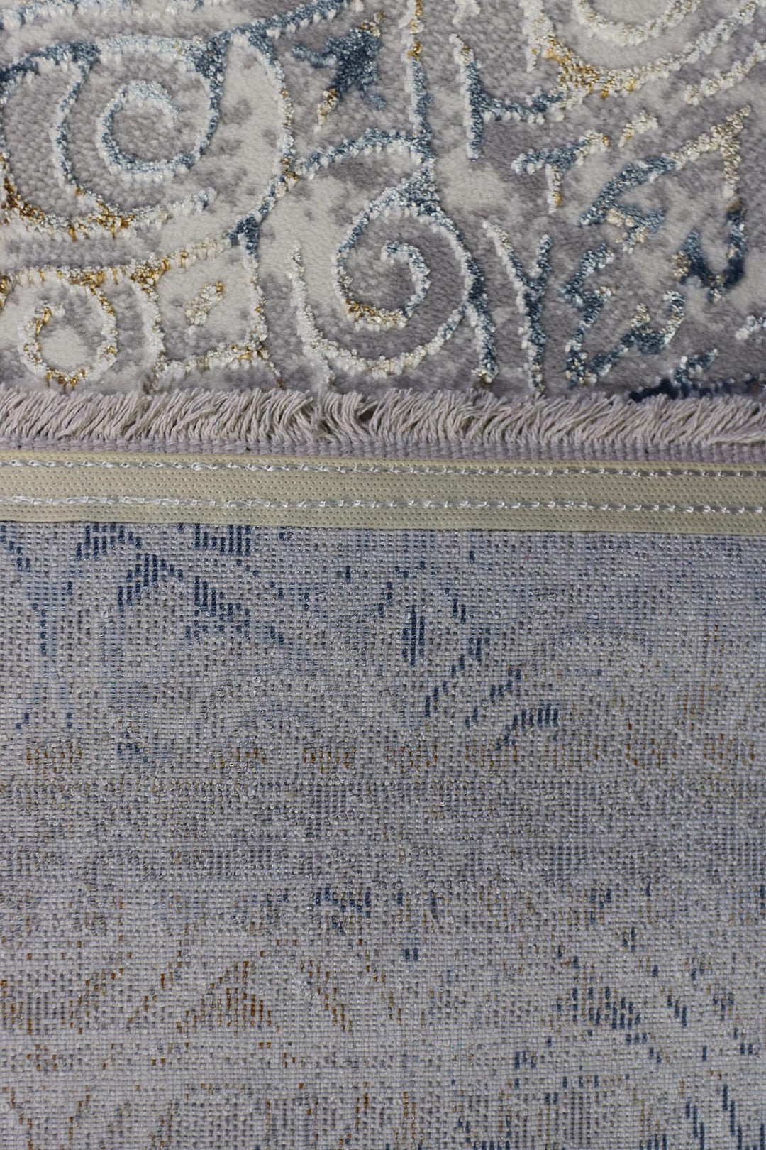 Turkish Modern Alpine Rug - 4.9 x 7.4 Ft - Blue - Superior Comfort, Modern Style Accent Rugs