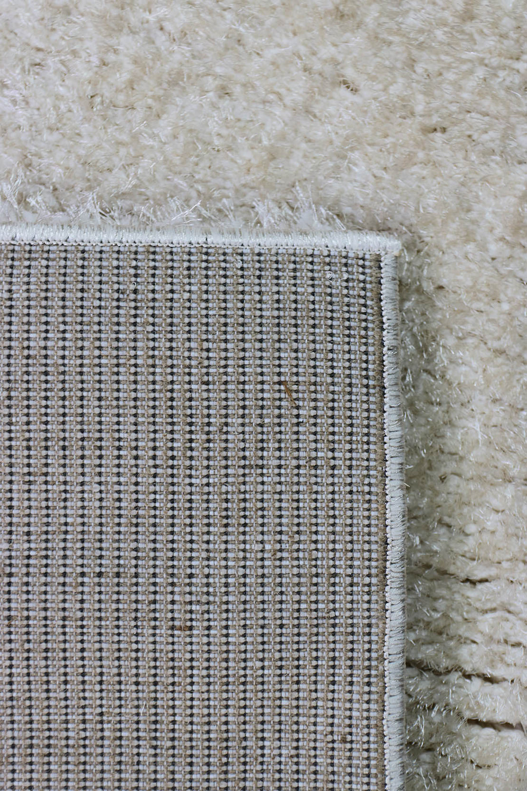 Turkish Shaggy California Rug - 3.3 x 4.9 FT - Beige - Fluffy and Durable Floor Rug