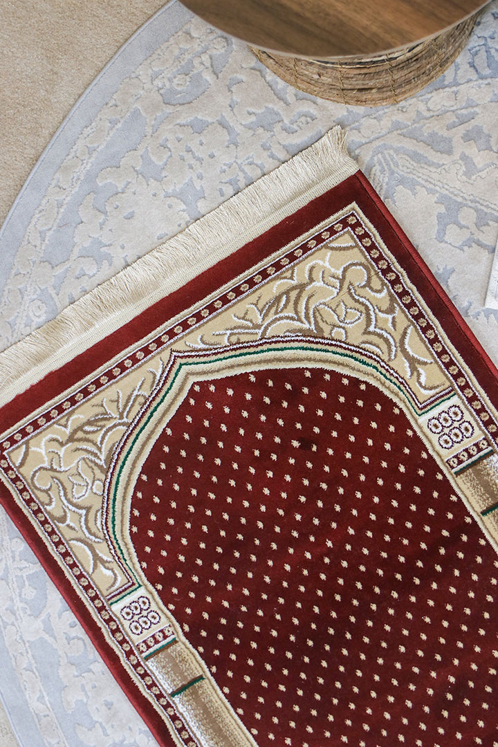 Ishraq Janamaz D. Red and Beige