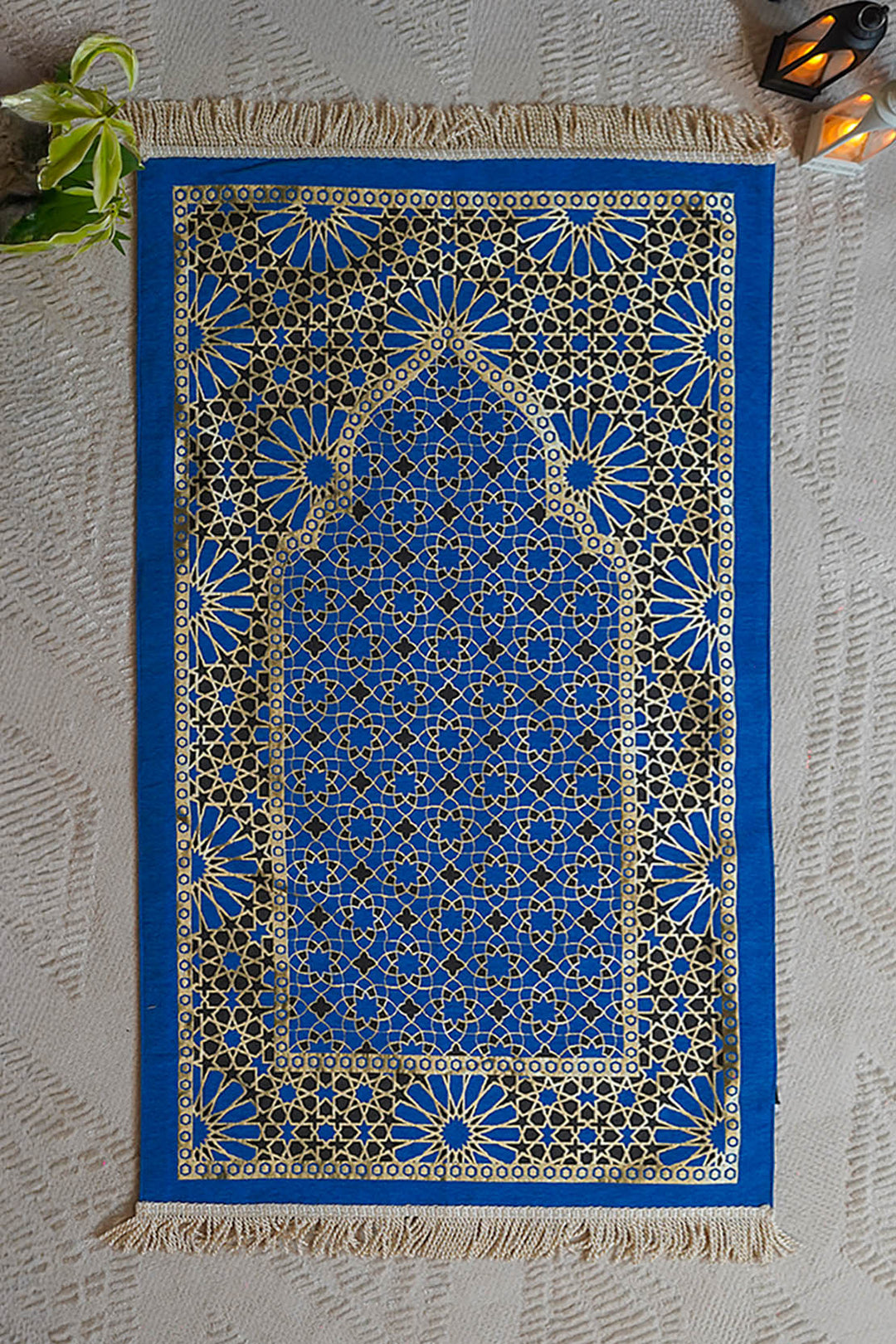 Ultra Janamaz - Foldable Travel Prayer Mat - Blue