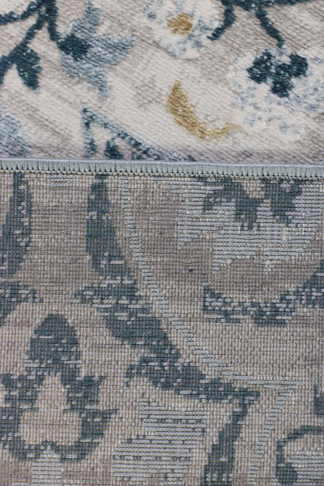 Turkish Modern  Festival Wd Rug  - 6.5 x 9.5 FT - Blue -  Luxurious Woven Masterpiece 50% Off!