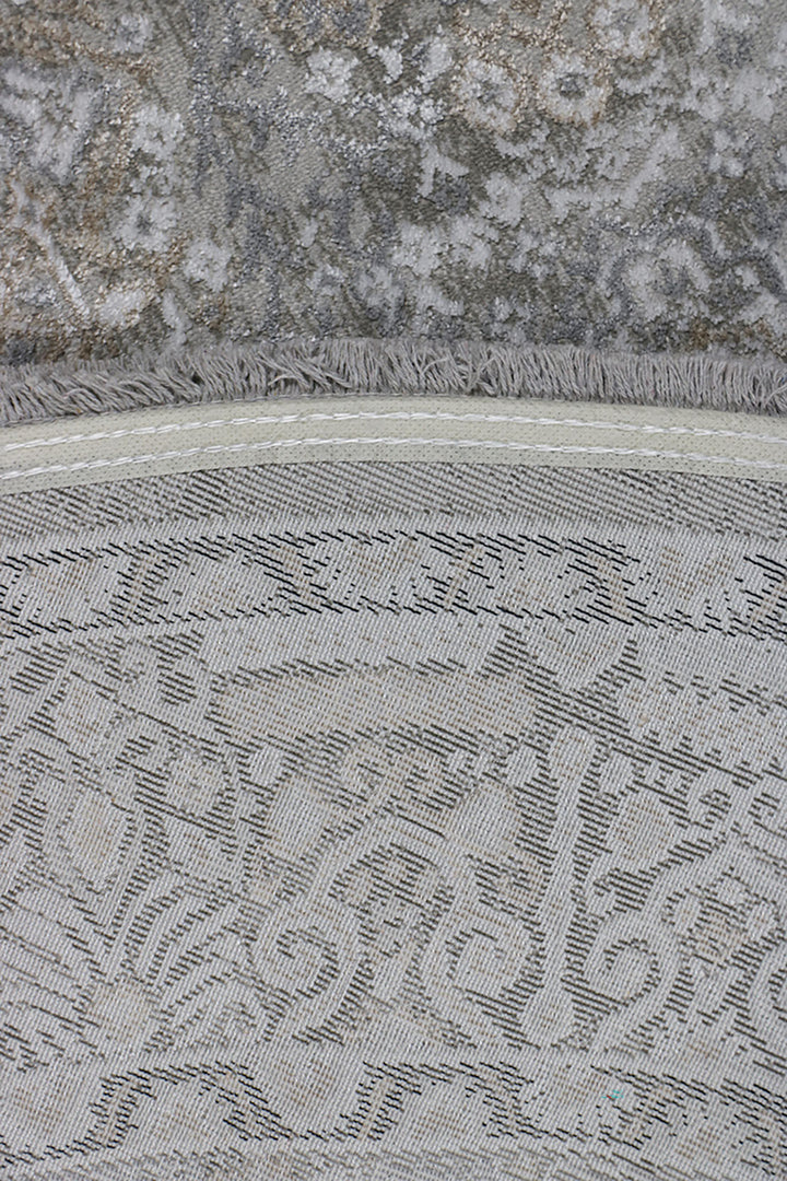 Turkish Modern Festival WD Oval Rug - 5.2 x 7.5 FT - Cream - Luxurious Woven Masterpiece 50% Off!