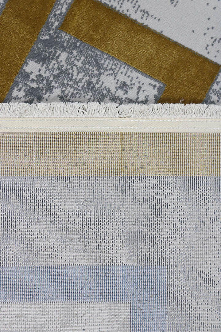 Turkish Modern Festival WD Rug - 4.9 x 7.2 FT - Gray - Luxurious Woven Masterpiece 50% Off!