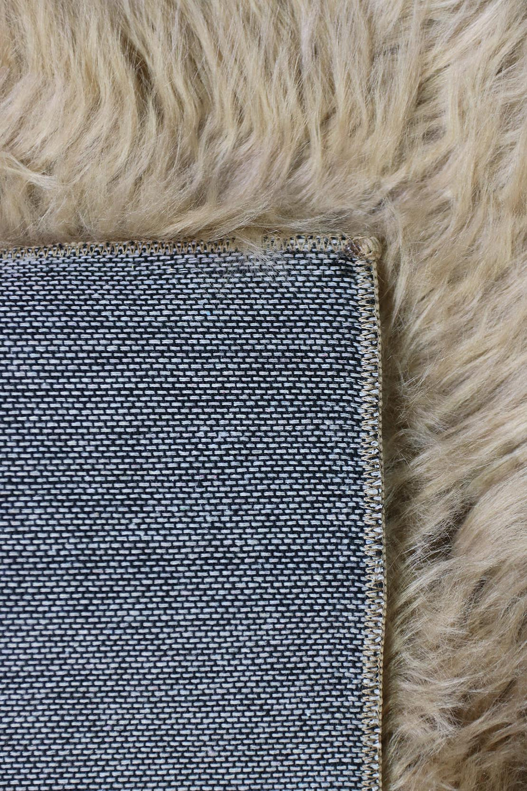 Turkish Cosmos Fur Rug - 3.9 x 5.6 Ft - Brown - Fluffy Furry Floor Decor Rugs