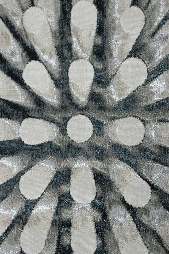 Turkish Modern Festival 1 Rug - 5.2 x 7.5 FT - Gray - Sleek and Minimalist for Chic Interiors