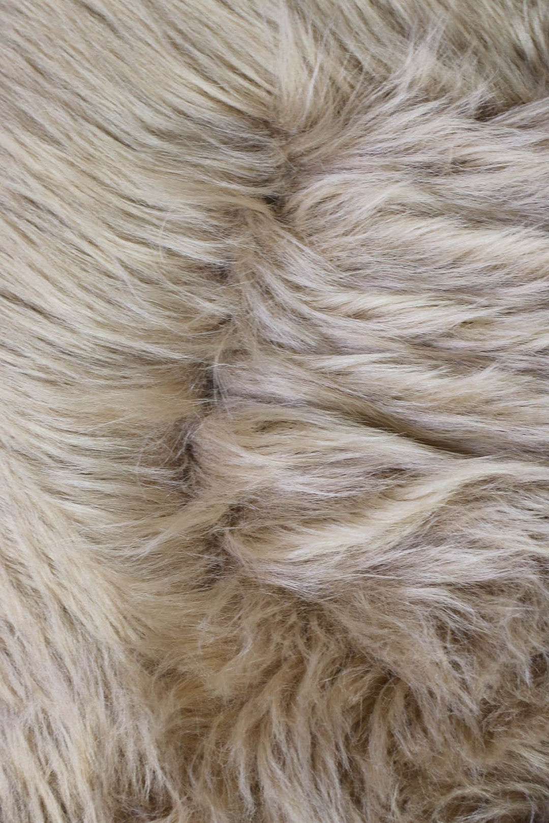 Turkish Cosmos Fur Rug - 3.9 x 5.6 Ft - Brown - Fluffy Furry Floor Decor Rugs