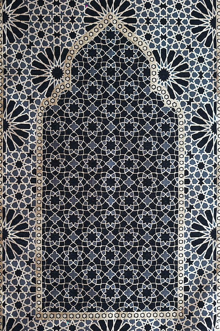 Ultra Janamaz - Foldable Travel Prayer Mat - Black