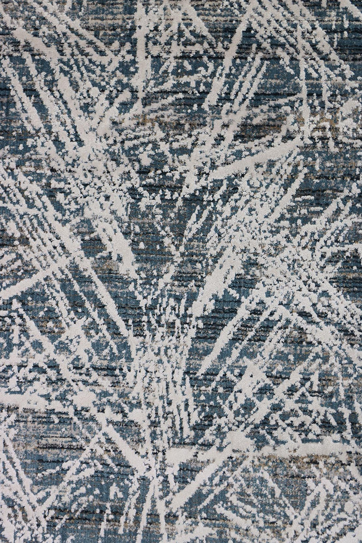 Turkish Modern Festival 1 Rug - 5.2 x 7.5 Ft - Blue - Superior Comfort, Modern Style Accent Rugs