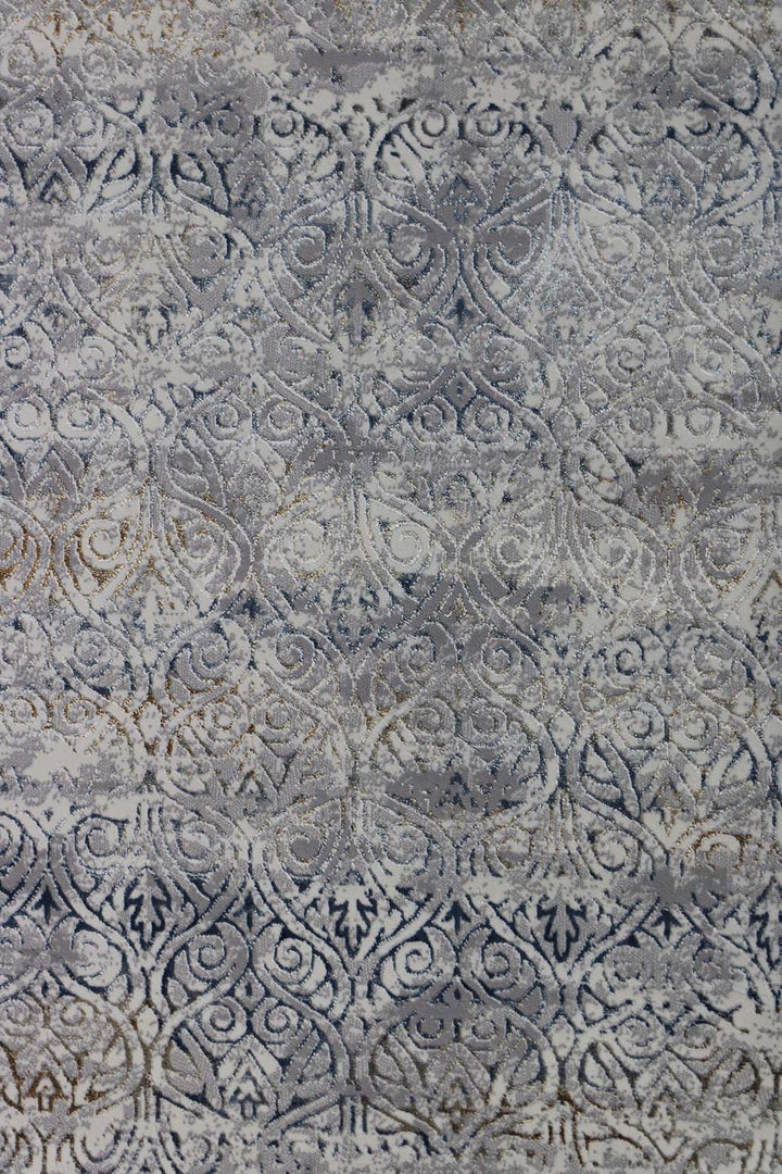 Turkish Modern Alpine Rug - 4.9 x 7.4 Ft - Blue - Superior Comfort, Modern Style Accent Rugs