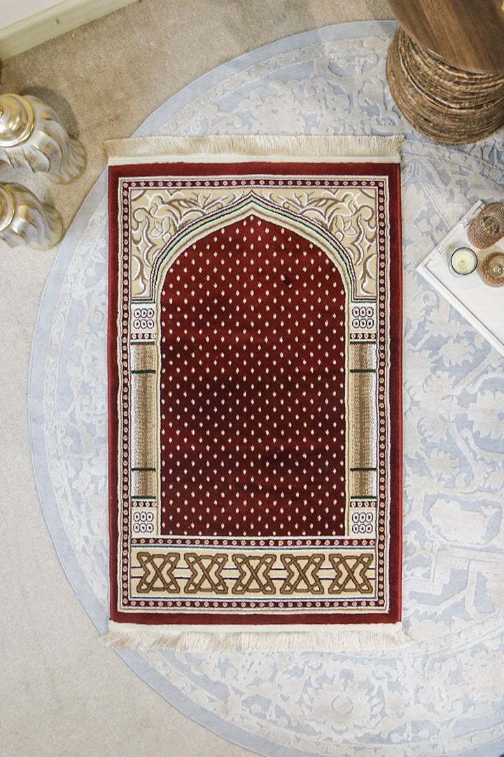 Ishraq Janamaz D. Red and Beige