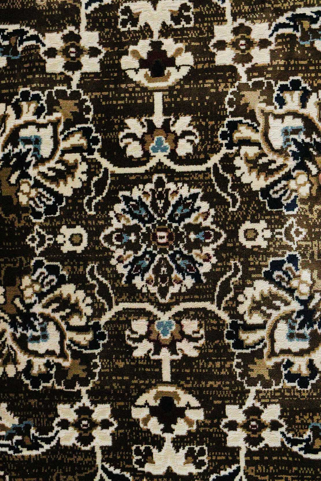 Classical Turkish Kazak Rug - 9.8 x 13.1 FT - Brown - Resilient Construction for Long-Lasting Use