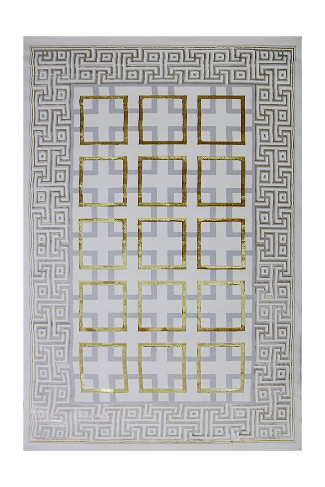 Turkish Modern Festival 1 Rug - 5.2 x 7.5 Ft - Cream - Superior Comfort, Modern Style Accent Rugs