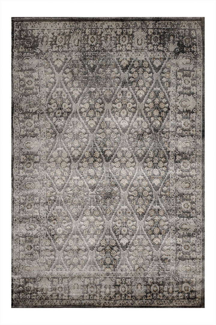 Turkish Modern - Festival-Wd Rug  - 5.2 X 7.5 Ft  - Gray -  Superior Comfort, Modern Style Accent Rug