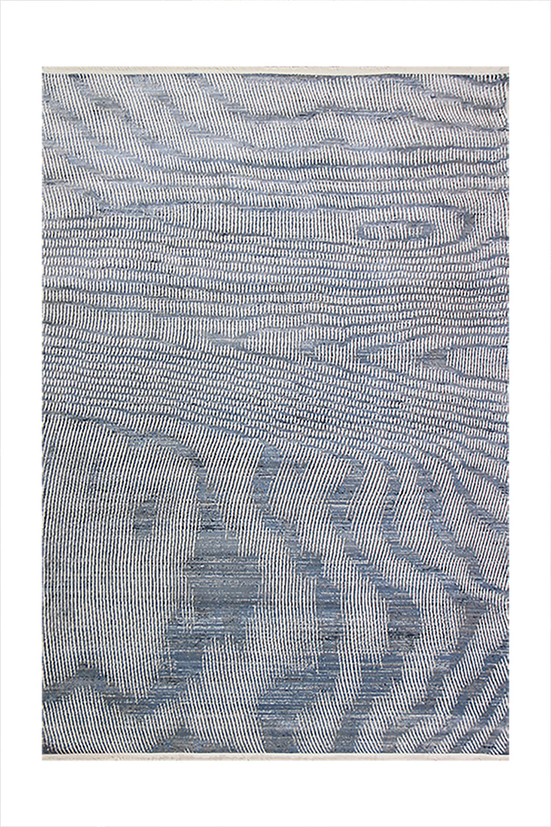 Turkish Modern Festival Plus Rug - 5.2 x 7.5 Ft - Blue - Superior Comfort, Modern Style Accent Rugs