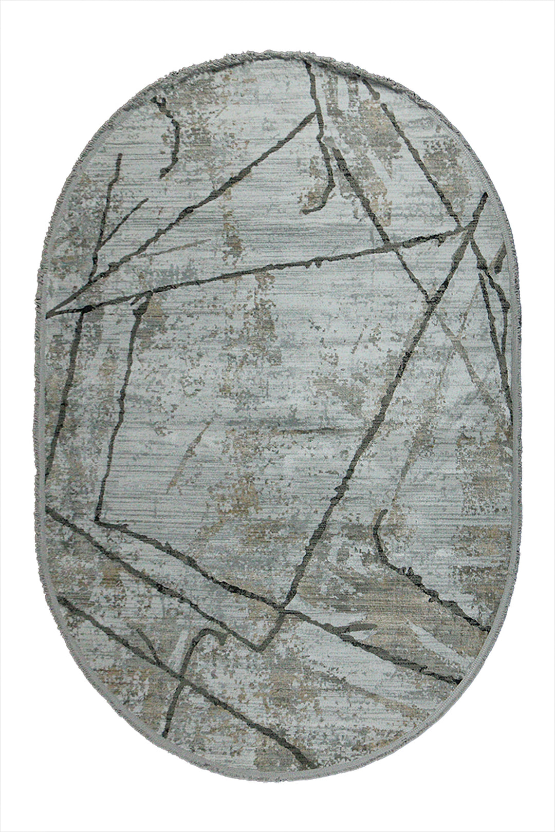 Turkish Modern Festival WD Oval Rug - 5.2 x 7.5 FT - Luxurious Woven Masterpiece 50% Off!