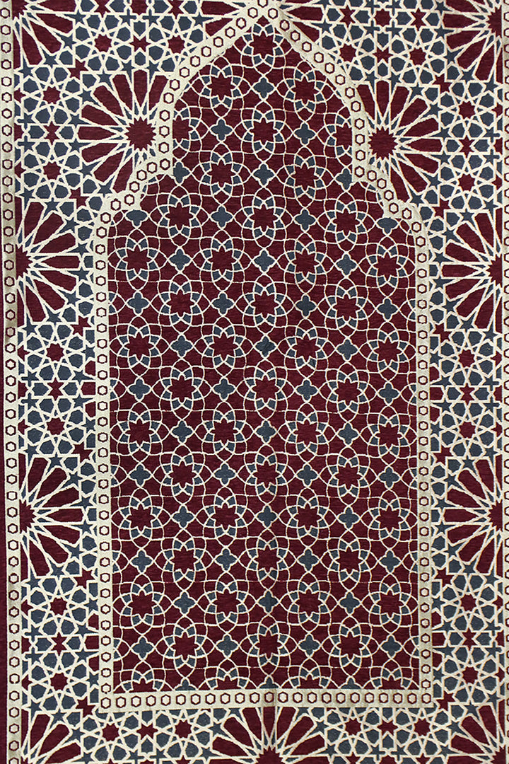 Ultra Janamaz - Foldable Travel Prayer Mat - Maroon