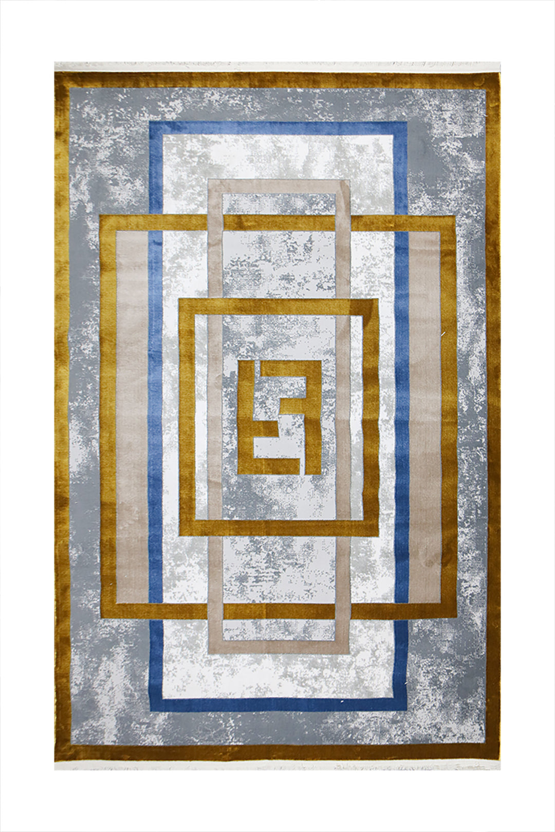 Turkish Modern Festival WD Rug - 4.9 x 7.2 FT - Gray - Luxurious Woven Masterpiece 50% Off!