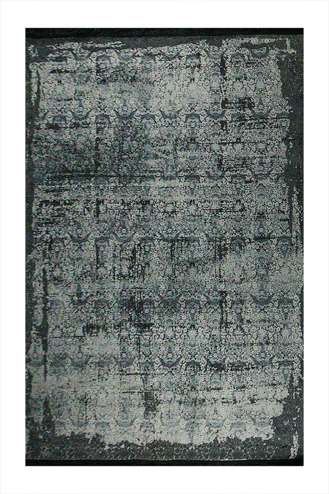 Iranian Authentic Vintage-Wd Rug - 6.5 x 9.8 FT - Gray - Resilient Construction for Long-Lasting Use