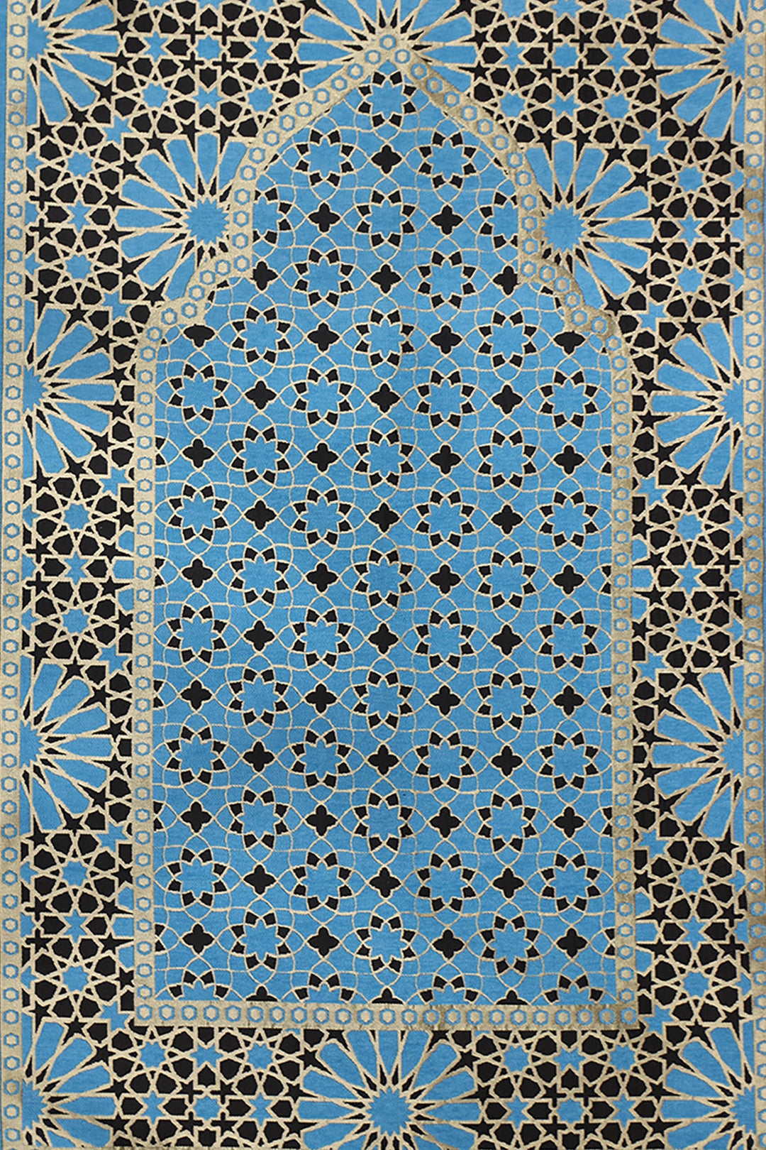 Ultra Janamaz - Foldable Travel Prayer Mat - L Blue