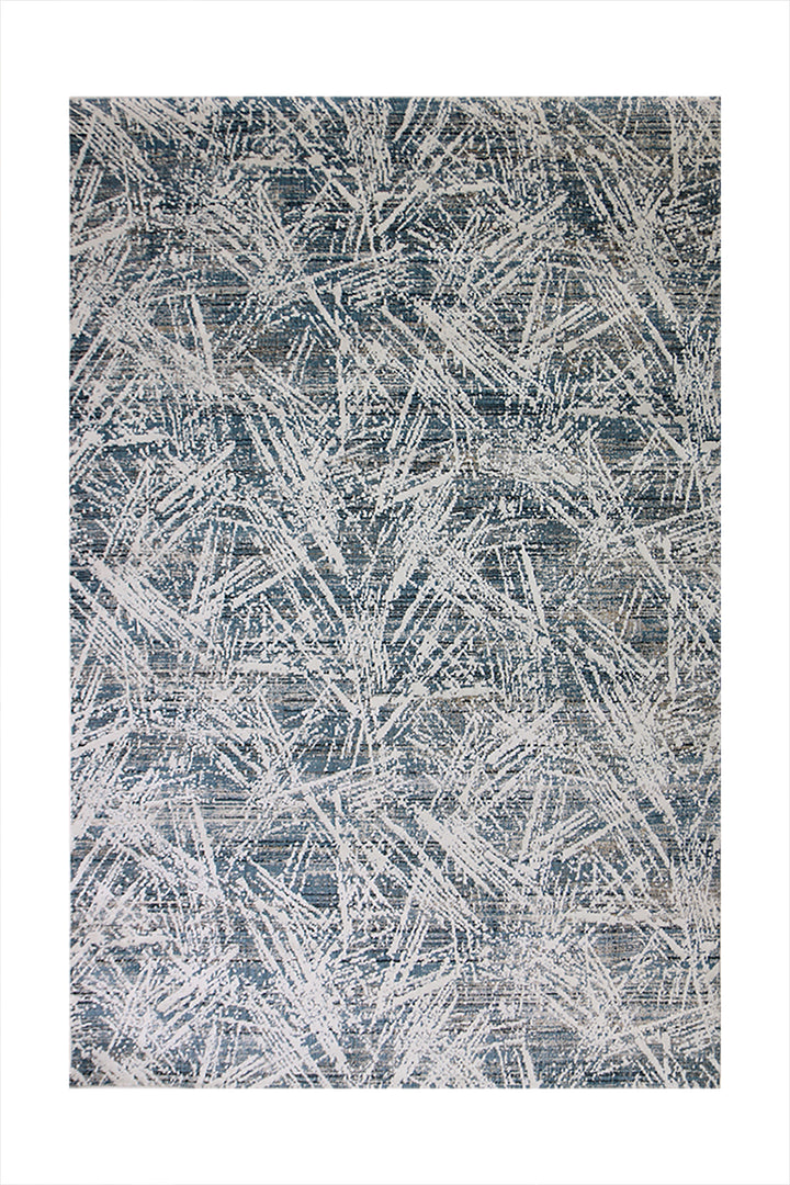 Turkish Modern Festival 1 Rug - 5.2 x 7.5 Ft - Blue - Superior Comfort, Modern Style Accent Rugs