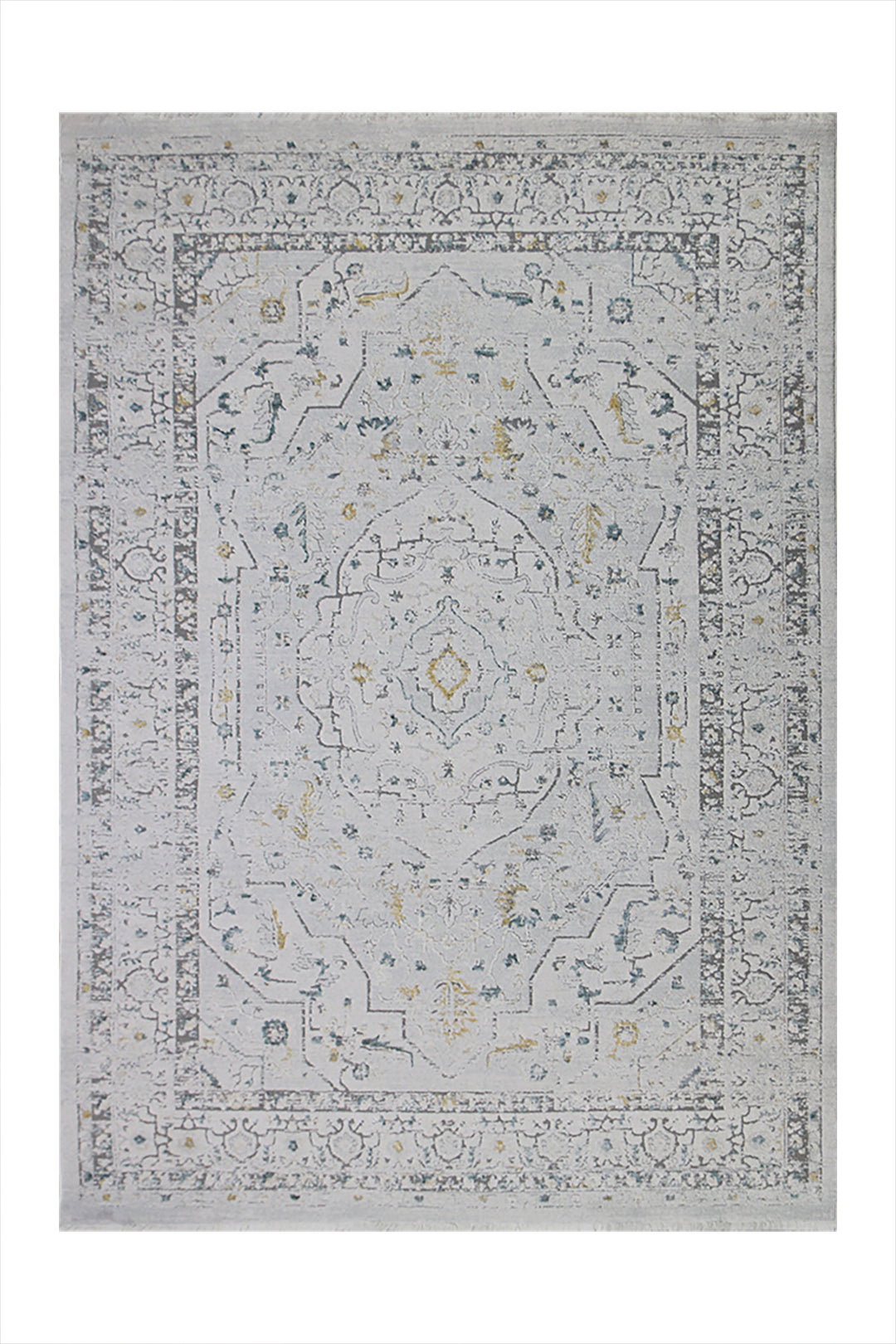 Turkish Modern Festival Plus Rug - 5.2 x 7.5 Ft - Cream - Superior Comfort, Modern Style Accent Rugs
