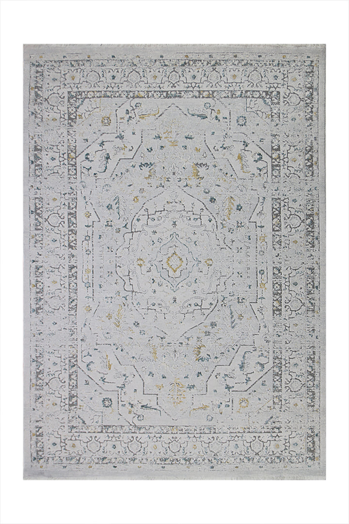 Turkish Modern Festival Plus Rug - 5.2 x 7.5 Ft - Cream - Superior Comfort, Modern Style Accent Rugs