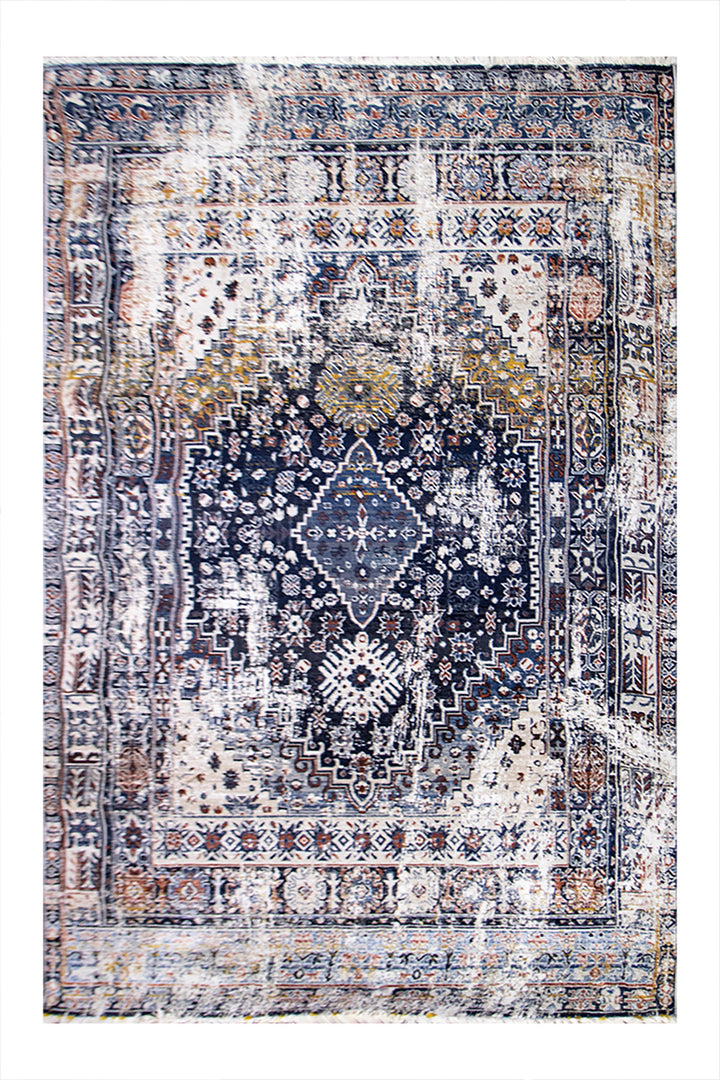 Turkish Allure Rug - 4.9 x 7.8 FT -  Gray - Elegant Woven Design with Premium Quality