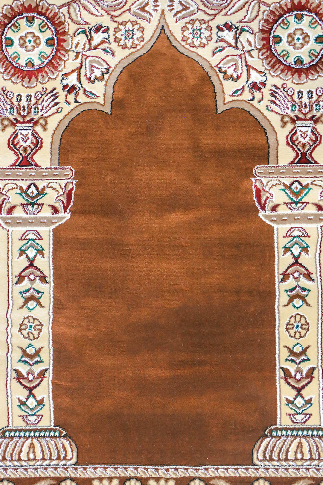 Ishraq Janamaz Beige and Brown