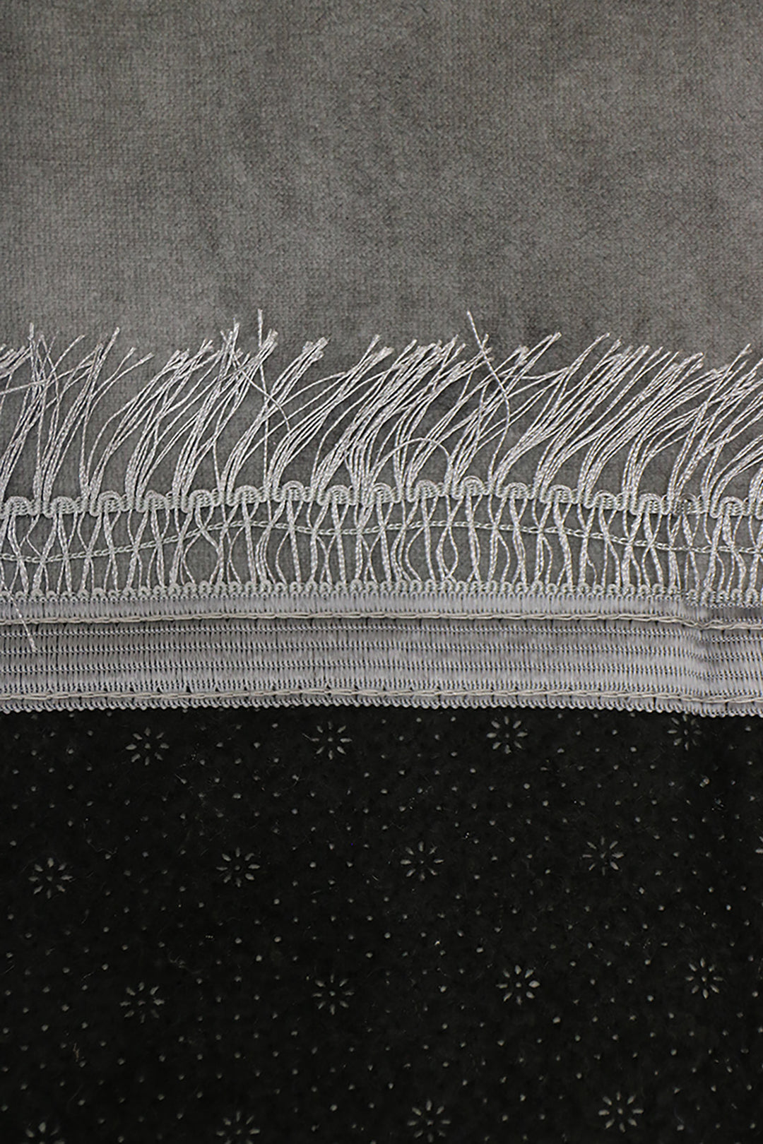 Comfort Janamaz - Premium Velvet Quilted Prayer Mat - Gray