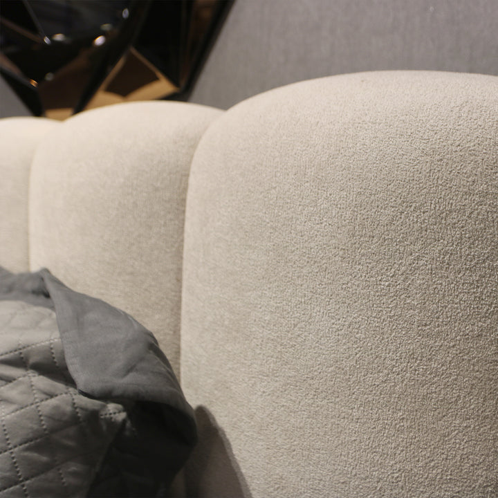 Modern King Size Teddy Bed With Side Tables