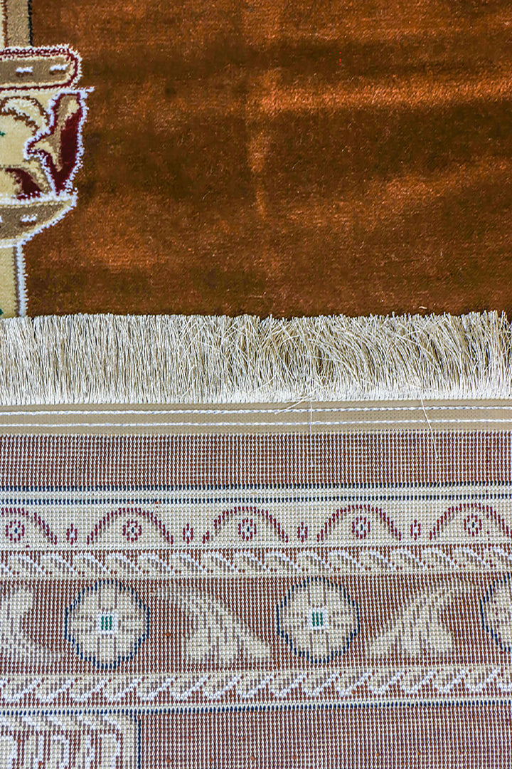 Ishraq Janamaz Beige and Brown