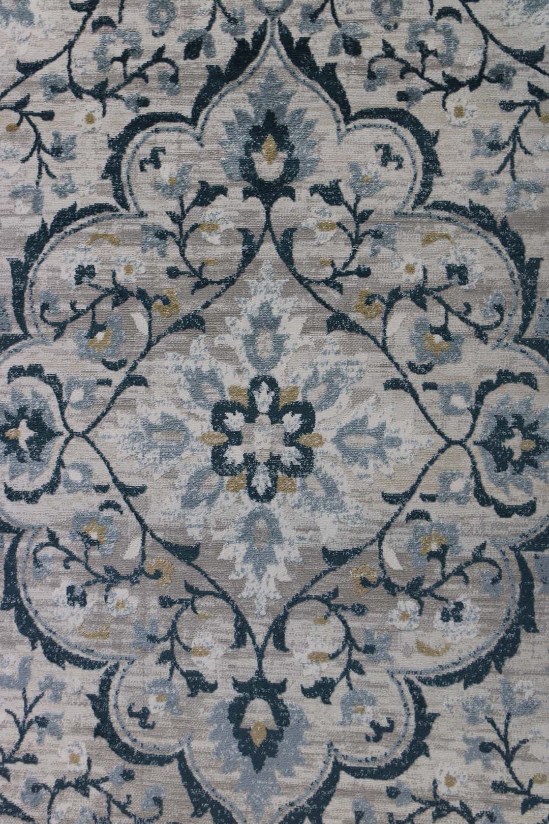 Turkish Modern  Festival Wd Rug  - 6.5 x 9.5 FT - Blue -  Luxurious Woven Masterpiece 50% Off!