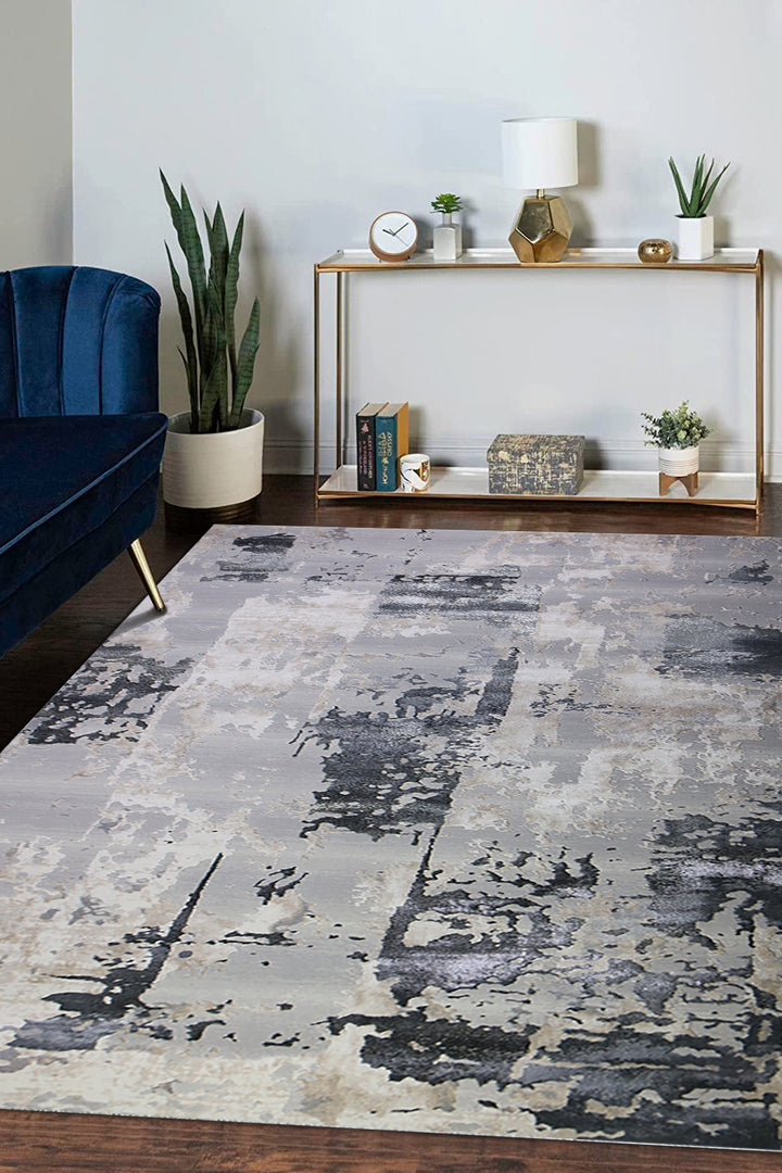 Turkish Modern Expression Rug - 6.6 x 9.5 FT - Superior Comfort, Modern Style Accent Rugs