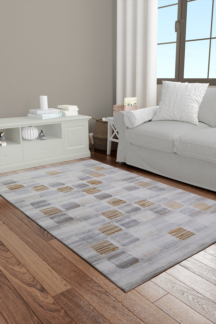 Turkish Modern Expression Rug - 4.1 x 5.6 FT - Superior Comfort, Modern Style Accent Rugs